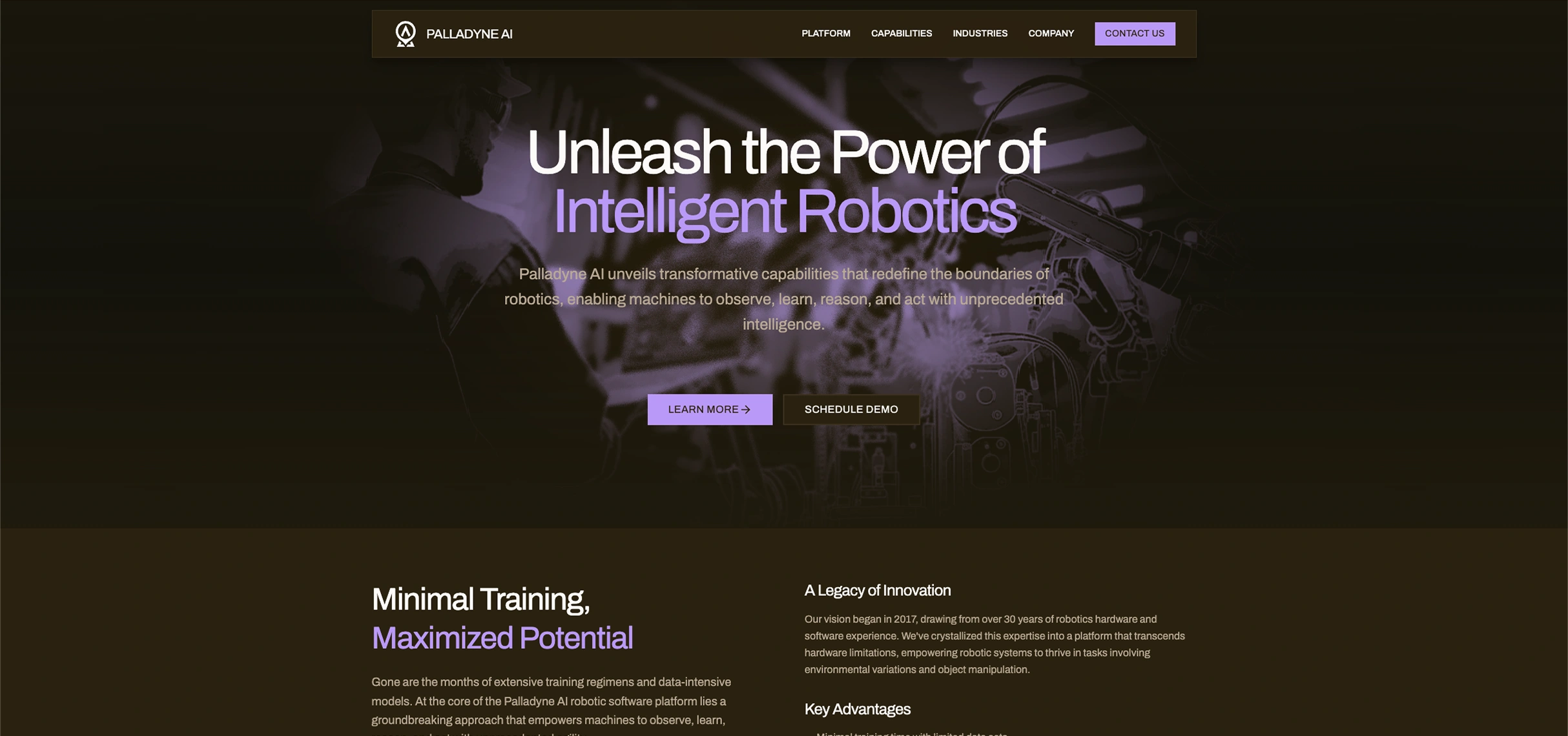 Palladyne AI Robotics Platform Demo